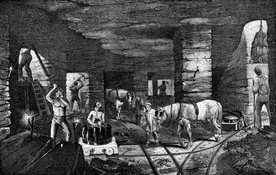 ビルストン近郊のブラッドリー炭鉱、1886年