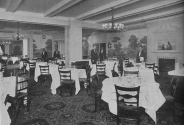 朝食ルーム、ルーズベルトホテル、ニューヨーク市、1924