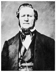 ブリガム・ヤング、アメリカのモルモン教指導者、1855-1865年頃 1955