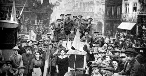 フランス、ルーアンのイギリス遠征軍、第一次世界大戦、1914年