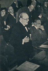 帝国とアメリカへの放送、c1945。