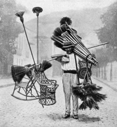 ほうきベンダー、リオデジャネイロ、ブラジル、1922年