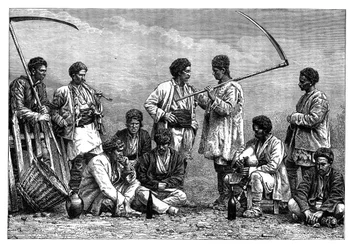 ブルガリアの農民、c1890