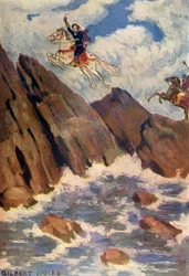 「でも、シャラツのおかげで、彼からどんどん遠ざかっていった」、1917年。