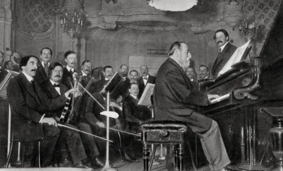 カミーユサンサーンス、フランスの作曲家、音楽家、指揮者、1910年