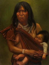 キャンプ インディアン、カリフォルニア州。 1890-1892。