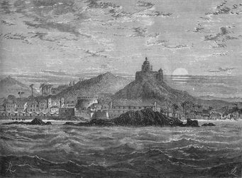 ケープコースト城、c1880