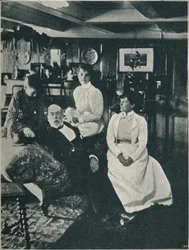 キャプテンBourchier、彼の娘、そして孫娘、c1900、1910