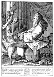 ジョージ・フリデリック・ヘンデルの戯画1685-1759、1754