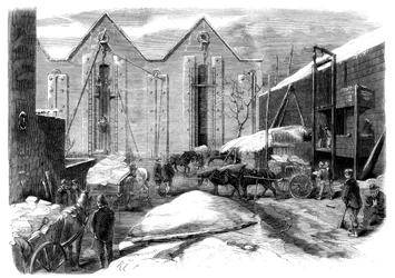 氷のカート、1861