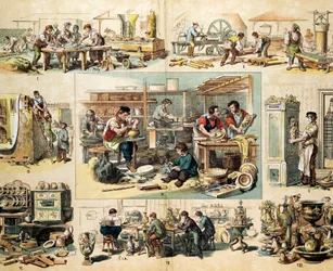 セラミックス産業、c1870