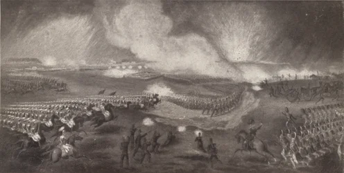 1854年4月24日、1854年4月24日、ウィンドルシャムへの道のイギリス軍の突撃