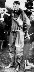 チャールズリンドバーグ、記録破りの飛行士、1927年