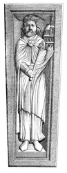 チルデバーツの墓、11世紀1849