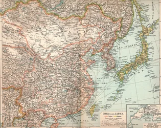 中国と日本、c1903、1904