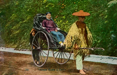中国の人力車、20世紀