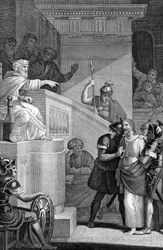 カイアファスの前のキリスト、1814