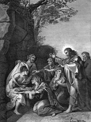ラザロを育てたキリスト、1814年
