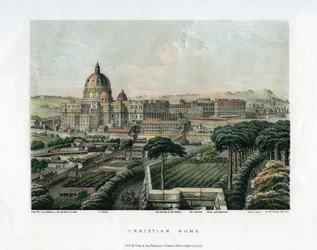クリスチャンローマ、イタリア、c1865