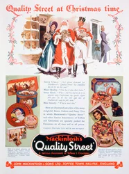 マッキントッシュクオリティストリートのクリスマス広告、1937