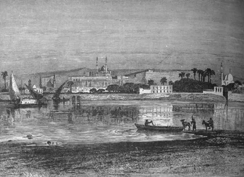 カイロの城塞、ナイル川、c1882