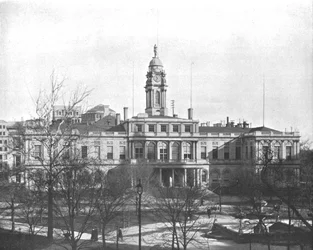 市庁舎、ニューヨーク、アメリカ合衆国、c1900。