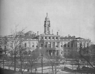 市庁舎、ニューヨーク、c1897。