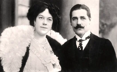 クララエレンバット1872-1936とケナーリーランフォード1870-1957、イギリスの歌手、1906