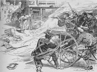 アレクサンドリアの街路をクリア、c1896、1902