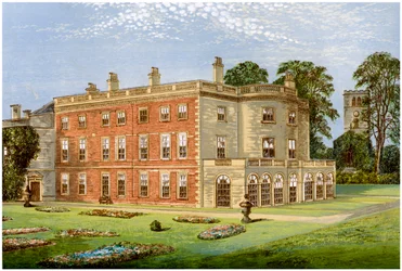 Clifton Hall、ノッティンガムシャー、バロネットクリフトンの家、c1880