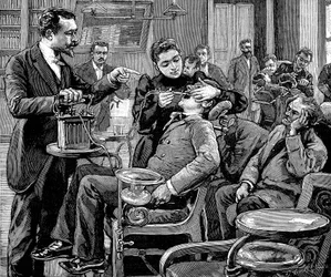 1892年、パリの歯学部のクリニック