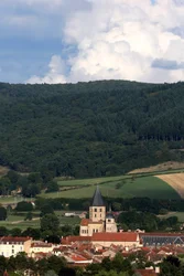 Cluny, Saone-et-Loire, France, le 16/8/2015 - 聖ペテロに捧げられたクリュニー修道院は、クリュニーにあるベネディクト派の旧修道院です。