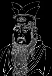 孔子551-479紀元前、中国の哲学者