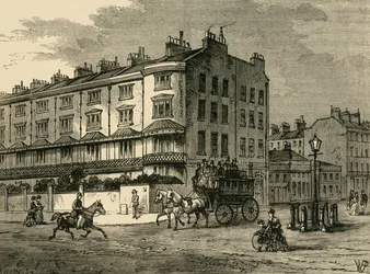 Connaught Place、c1876。