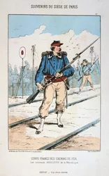1870-1871年のパリの包囲戦、フランデシェマンドフェル軍団