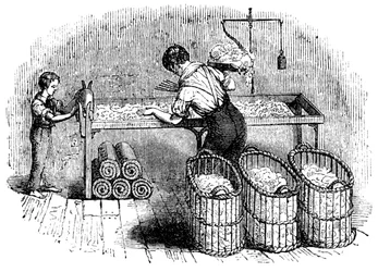 綿製造、c1845