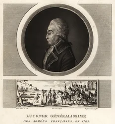 ニコラ・ラックナー伯爵（フランス革命の将軍、Generalissime des Armees Francaises、1794年に処刑