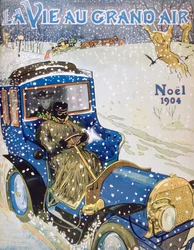 雑誌「La Vie au Grand Air」のクリスマス号の表紙、1904年