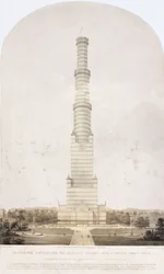 Crystal Palace, Post-Great Exhibition クリスタル・パレスを1000フィートの高さのタワーに変えるためのデザイン