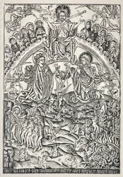 最後の審判c。 1490。