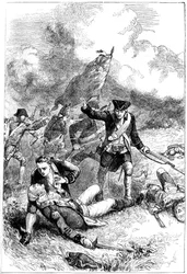 ピトケアン少佐の死、バンカーヒルの戦い、マサチューセッツ州ボストン、1775年c1880
