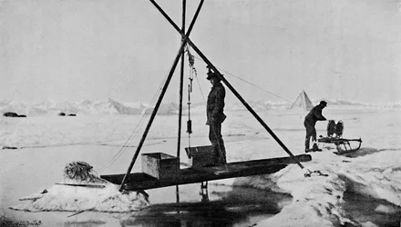 深水温度。温度計を使用してください。 1894年7月12日、1894年1897年