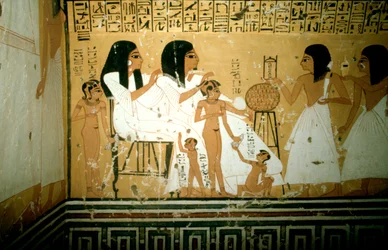 Deir el-Medineh、ルクソール、テーベ、エジプト、20世紀