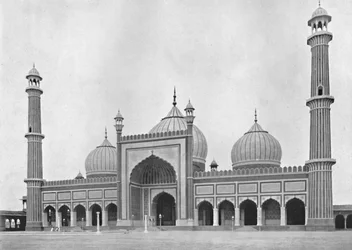 デリー。 Jumma Musjid、c1910。