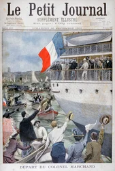 マルセイユのマルカン大佐の出発、1900