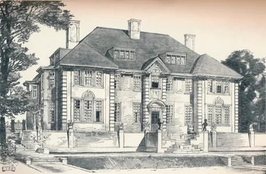 ハムステッドの家の設計CHB Quennell、c1913