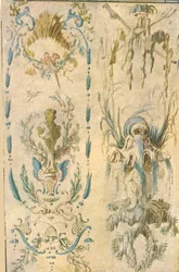 壁画装飾のデザイン、フランス、1928。