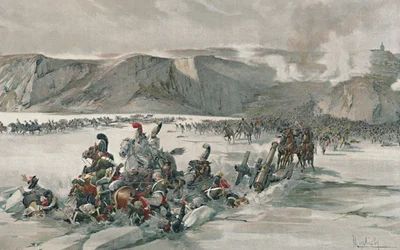 1805年、1896年、サッチャン湖でのロシア人撤退の破壊