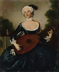 大好きな妹フリーダー。 D. Gr。 1709-1758。 -ペネによる絵画、1934年。