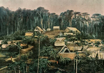 ああ、助かった。研究者のカントンメントDOr、デューメルシ、金鉱山、1900年。